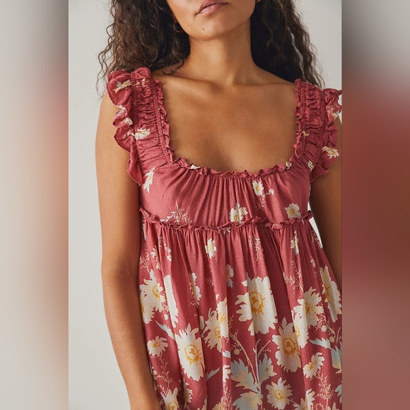 NEW Free People Bali Wild Daisy slip dress XS - Picture 2 of 15